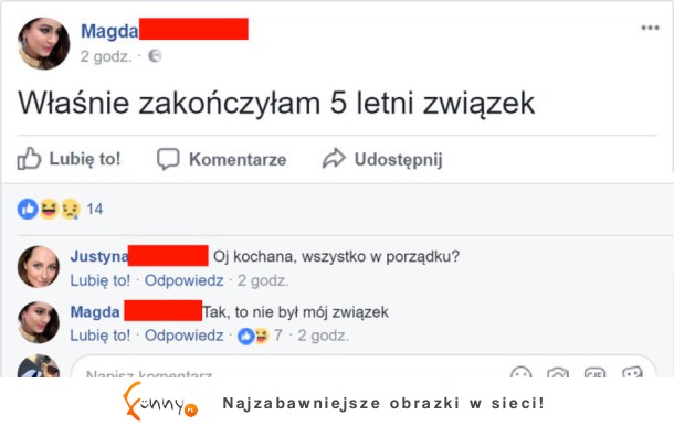 Takiej odpowiedzi się nie spodziewałam XD HIT