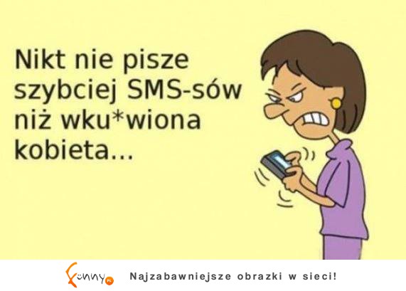 Nikt nie pisze szybciej SMS-sów