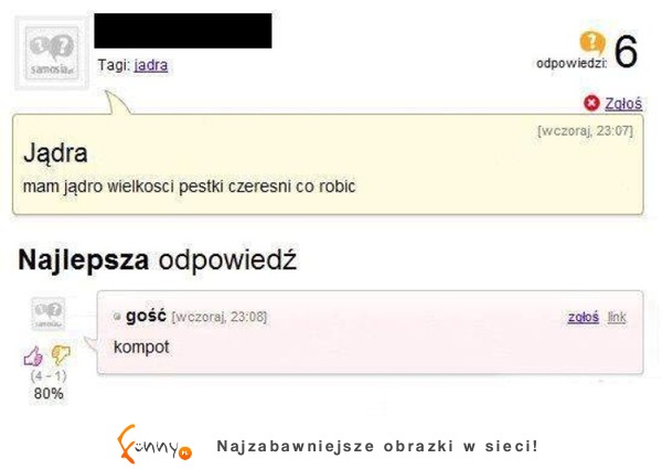 Chłopak ma problem z jądrami. Co ma z nimi zrobić? :D