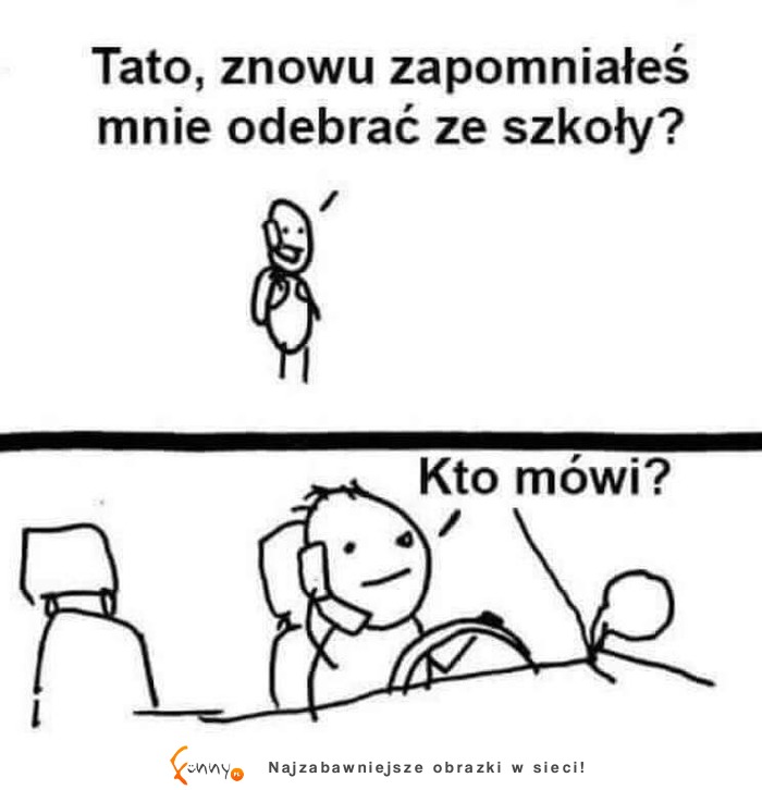 HAHA ojciec roku, zobacz czemu zapomniał go odebrać XD