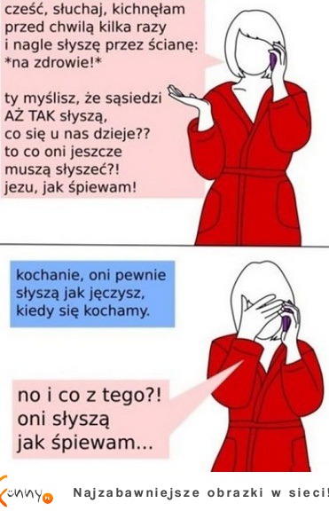 Sąsiedzi! Najlepsza reakcja męża :D