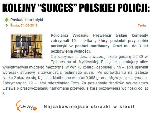 Spektalikalrny suckes policji :D