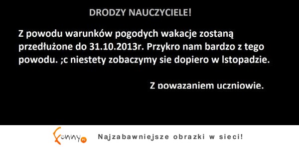 DRODZY NAUCZYCIELE