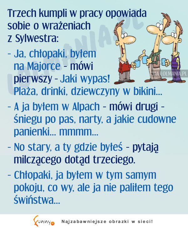 Kumple opowiadają sobie wrażenia po Sylwestrze! Ostatni najlepiej!