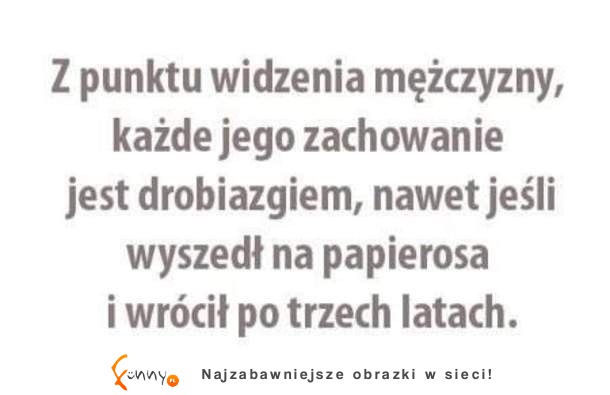 Zachowanie mężczyzny