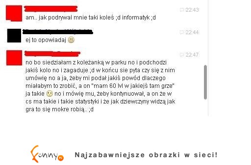 Jak podrywa informatyk? ;D Zobacz jakie ma teksty żeby wyrwać dziewczyny!