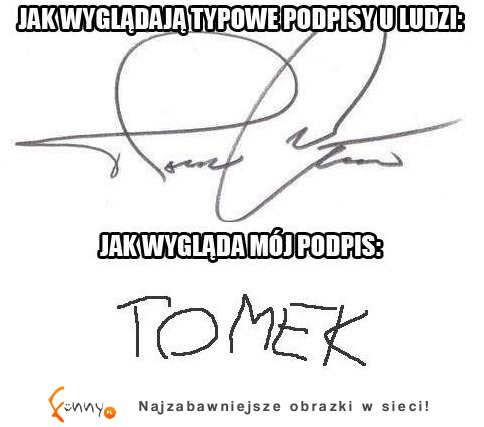 Mój podpis