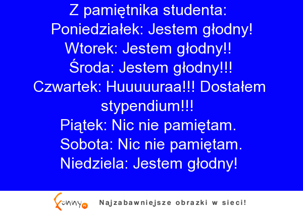 Z pamiętnika studenta