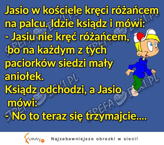 Ksiądz zwraca uwage JASIOWI, a ten... HAHA MASKARA!