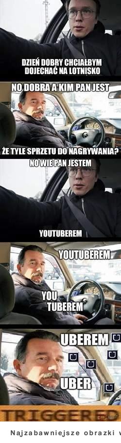 Haha Za to jedno słowo Gonciarz chyba wyleci z taksy XD