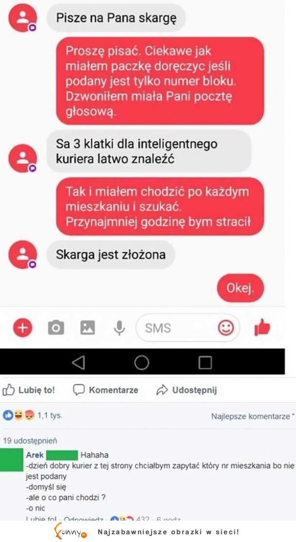 BABA miała chyba zły dzień XD współczuję mężowi!