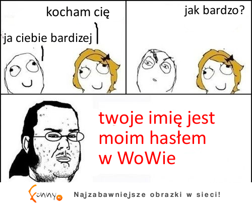 Twoje imię jest hasłem w wowie