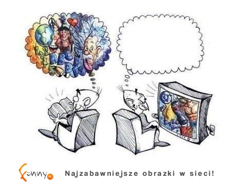 Książki vs. telewizja. Co lepsze? Zgadzasz się z tym?