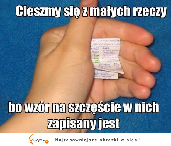 Cieszmy sie z małych rzeczy