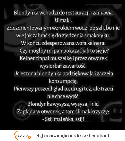 Blondynka ma zawsze pod górkę! HAHA BEKA!