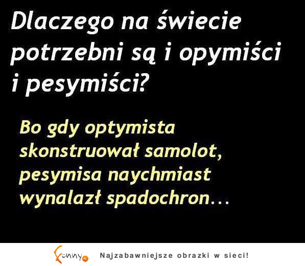 Optymiści i pesymiści