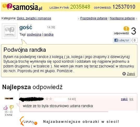 Poszła na podwójną randkę i zrobiła to........! masakra! :D