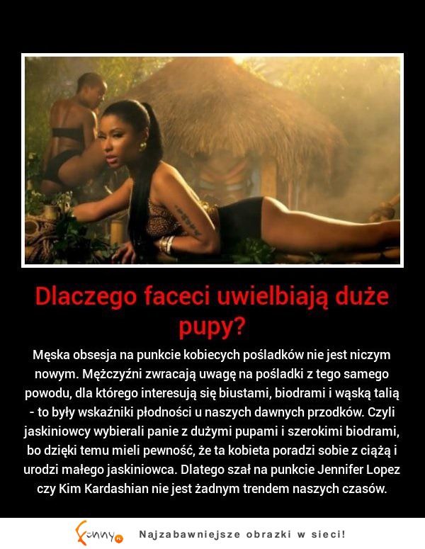 Dlaczego FACECI uwielbiają DUŻE PUPY! Wiedziałyście o tym SZOK! :D