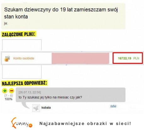 Tak się szuka dziewczyny :)