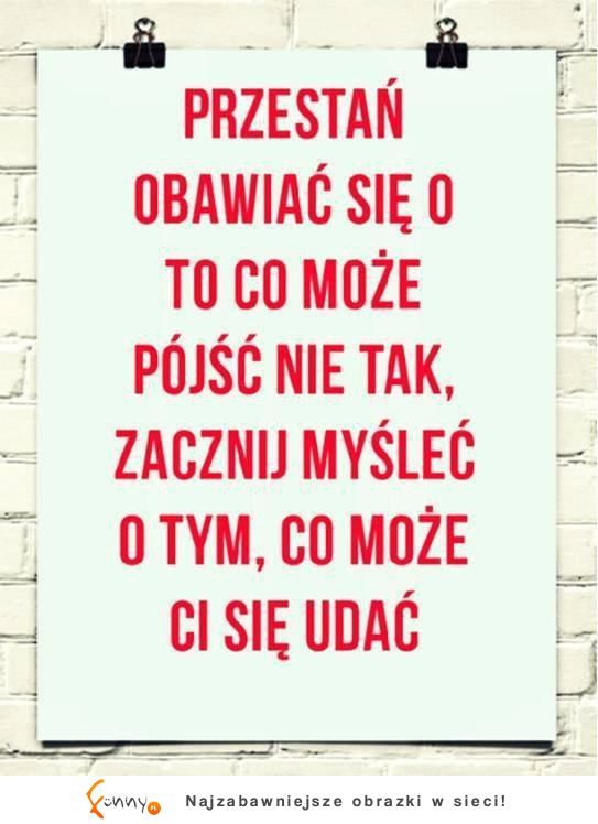 Przestań się obwiniać