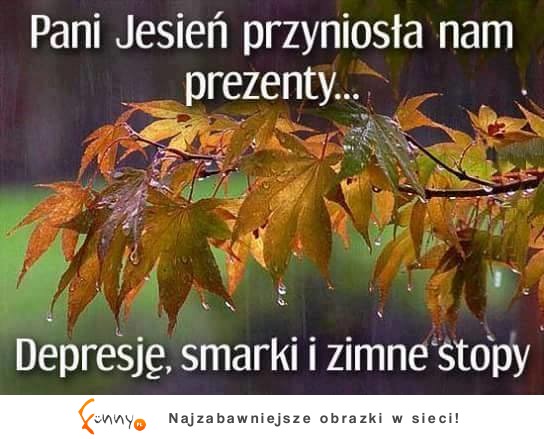 pani jesień i prezenty