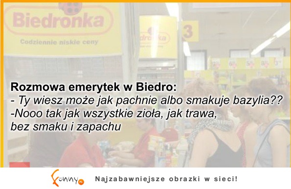 Rozmowa emerytek w Biedro  :D