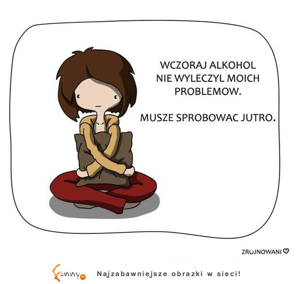 Alkohol lekiem na wszystko