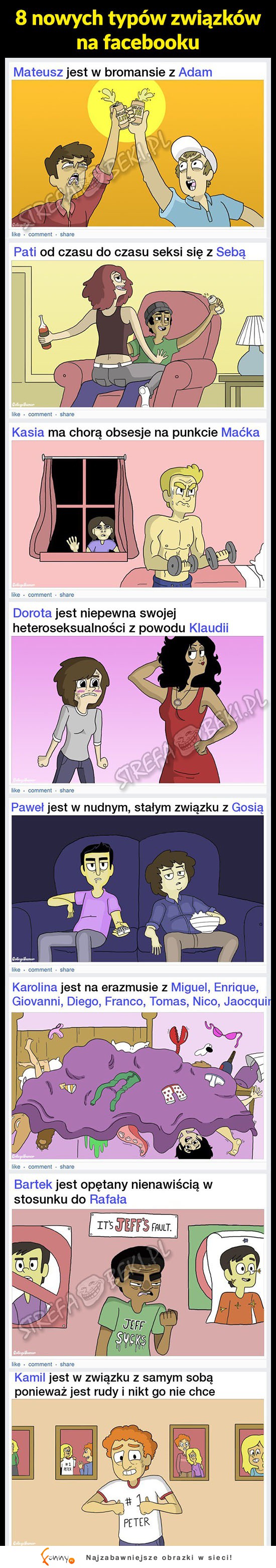 Nowe statusy na FACEBOOKU! Dobre!