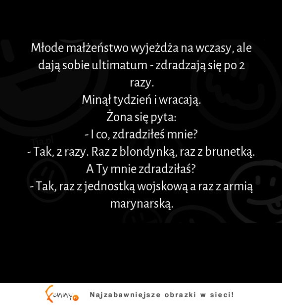 Młode małżeństwo wyjeżdża na wczasy  :D