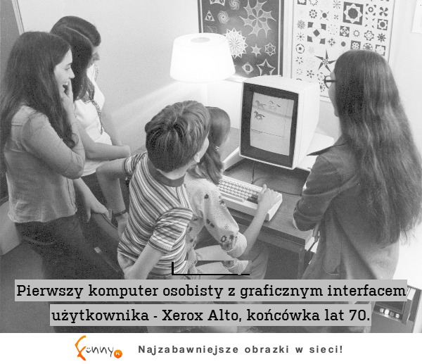 Pierwszy komputer z graficznym interfacem :O