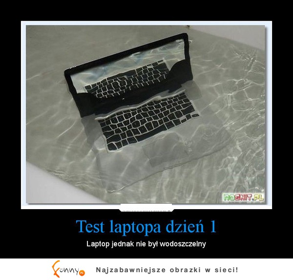 Test laptopa dzień 1! ZOBACZCIE co się stało z ekranem :)