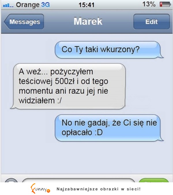 Marek i jego problemy z teściową :D