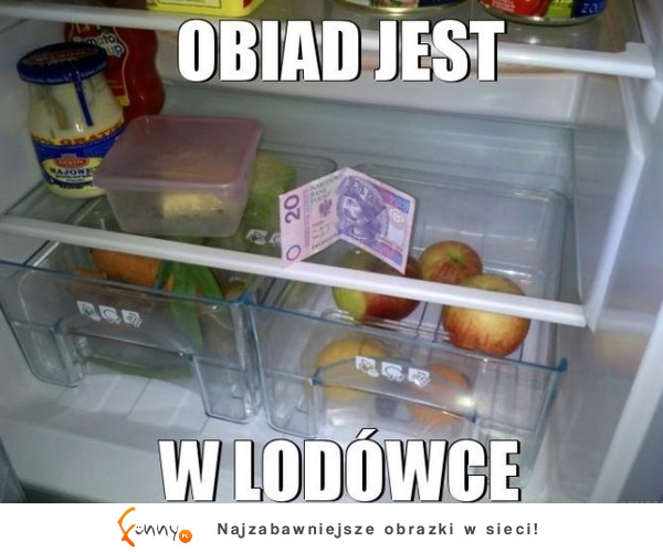 Obiad w lodówce