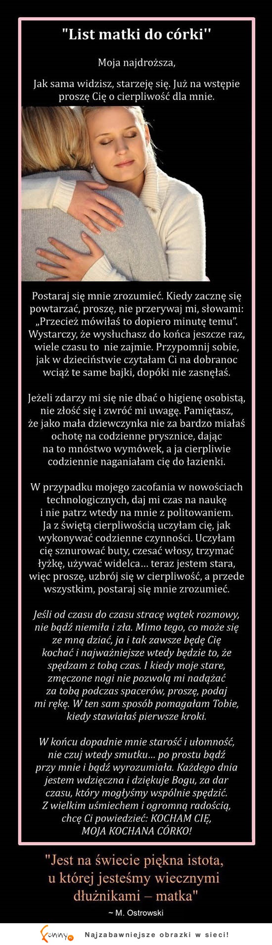 WZRUSZJĄCY list matki do córki. Weź go sobie do serca!