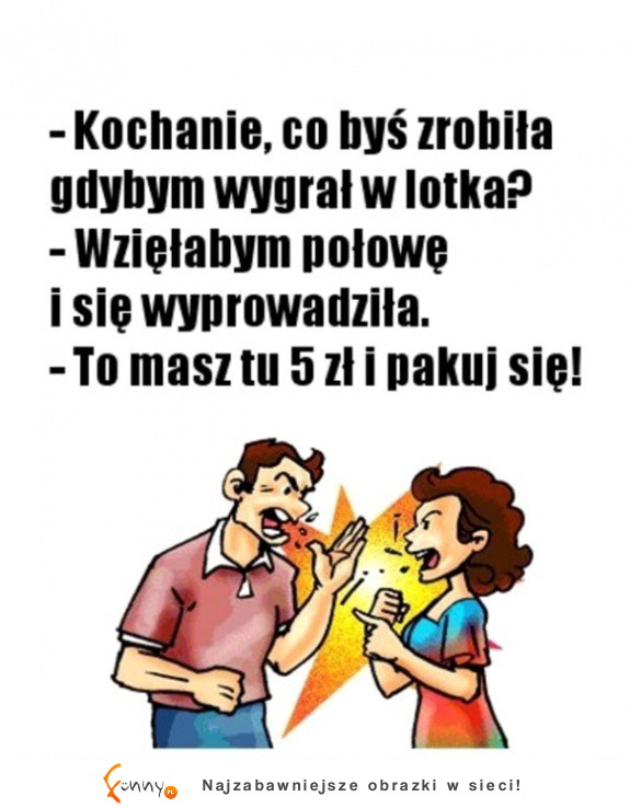 Wygrana w lotka! Mąż vs Żona :D