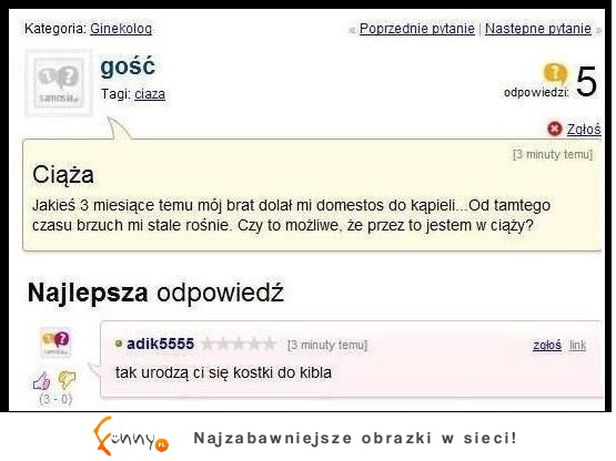 Czy jest w ciąży Podczas kąpieli, jej brat... Czy to możliwe, żeby urodziła :D