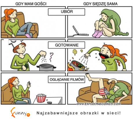 Gdy mam gości :D