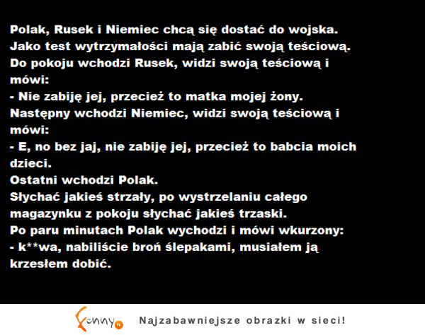 Polak, Rusek i Niemiec chcą dostać się do wojska! ZOBACZ jak to się skończyło!