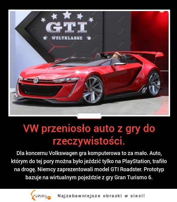 VW przeniosło auto z gry do rzeczywistości!