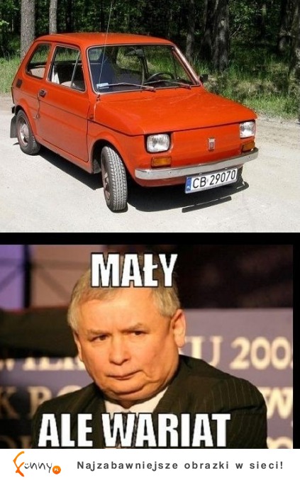 Mały, ale wariat!