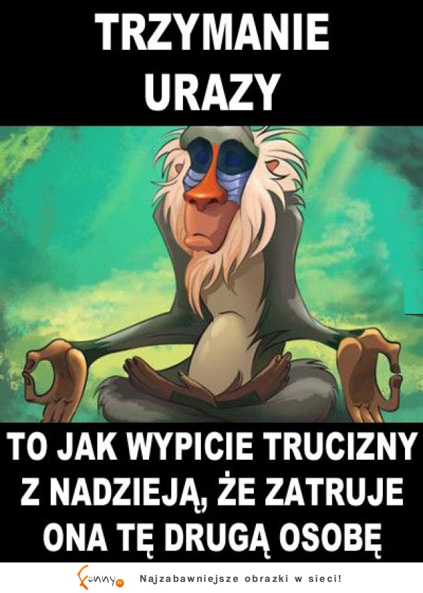 Trzymanie urazy