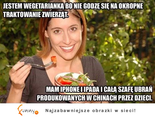 Jestem wegetarianką, ale...