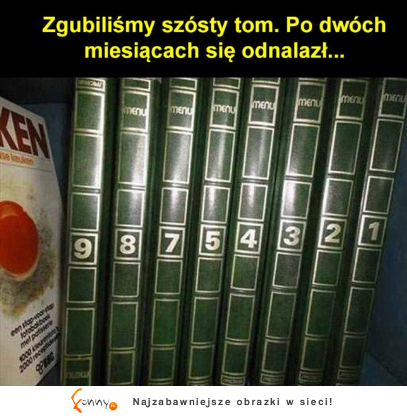 Zgubilismy szósty tom