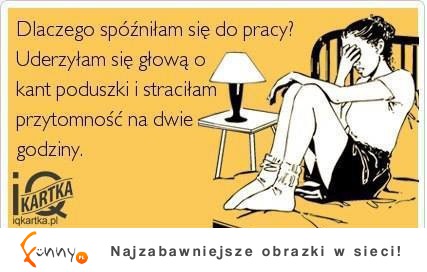 Spóźniona do pracy