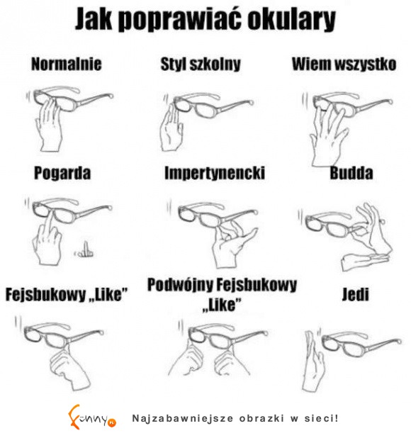 Poprawianie okularów