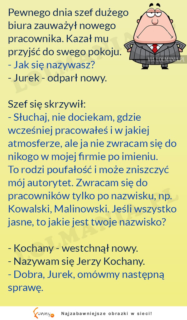 Szef chciał ustawić nowego pracownika! Skończyło się inaczej ;)