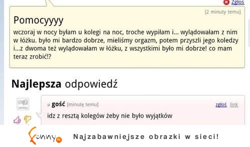 Wylądowała w łóżku z TRZEMA kolegami po pijaku... Co powinna teraz zrobić?!