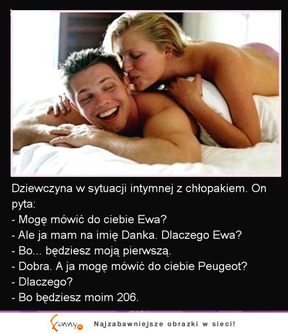 Dziewczyna i chłopak w łóżku... :D