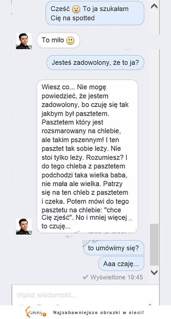 Dziewczyna wreszcie go znalazła, a on... OMG! HAHA