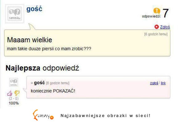 Ma WIELKIE PIERSI pyta co ma z nimi zrobić! ZOBACZ co jej doradzili na forum! :D